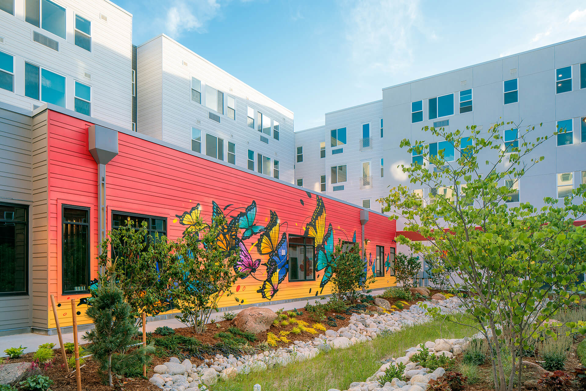 Viña Apartments, nonprofit and retail at 48th & Race