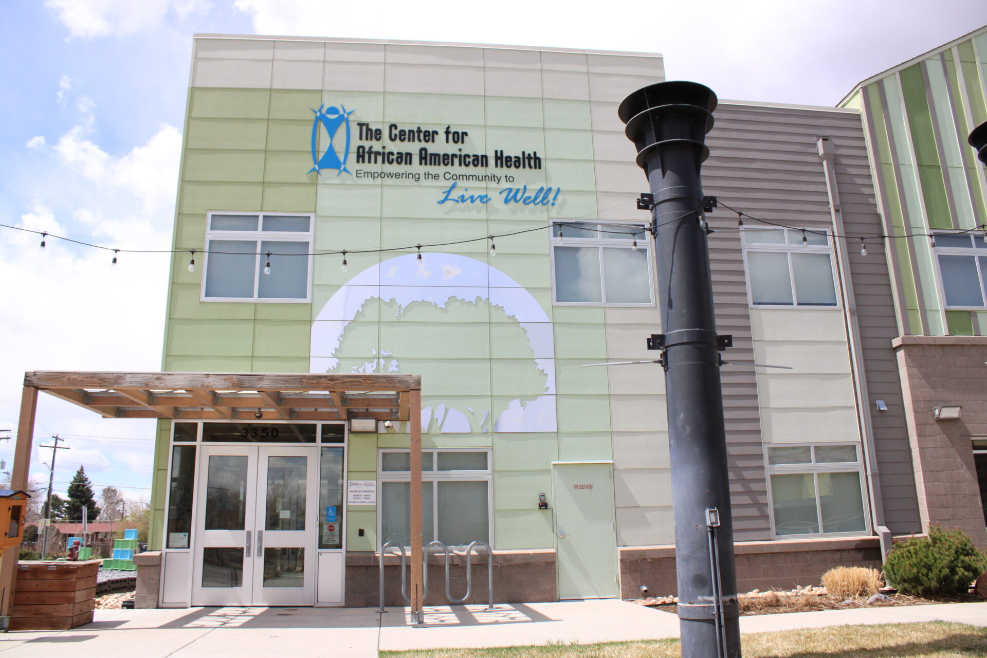 The center for African American health building